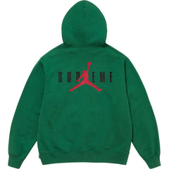 Supreme Jordan Hooded Sweatshirt (FW24) Green (WORN)