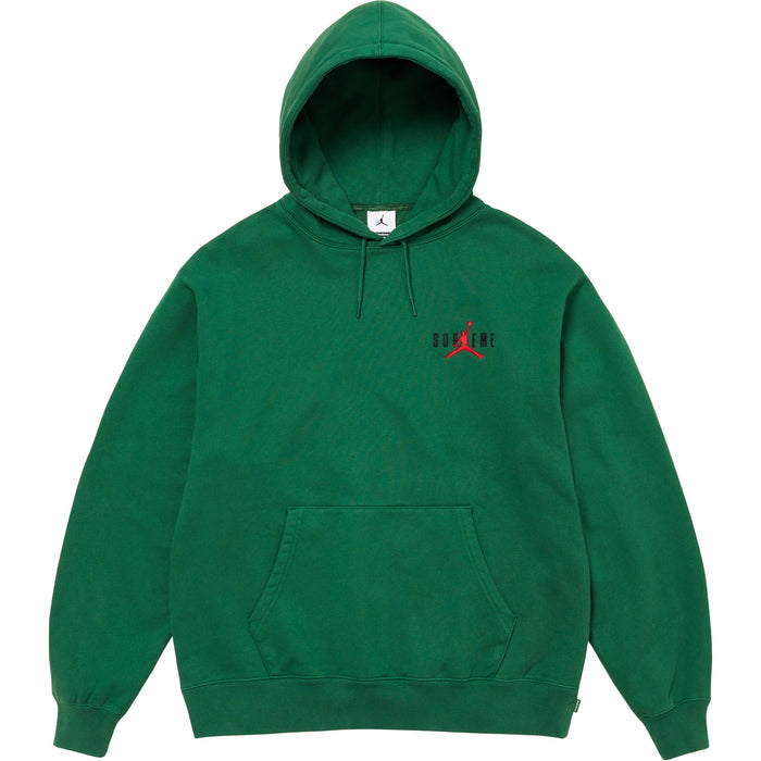 Supreme Jordan Hooded Sweatshirt (FW24) Green (WORN)