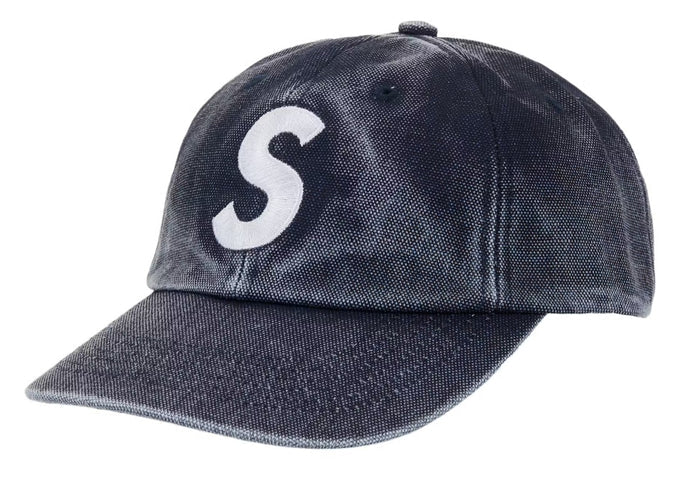 Supreme Pigment Coated S Logo 6-Panel Cap navy (SS26)