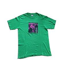 Supreme Protect and Serve Tee Lime (WORN)