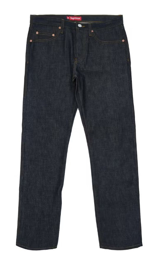 Supreme Rigid Slim Jeans Indigo (WORN)