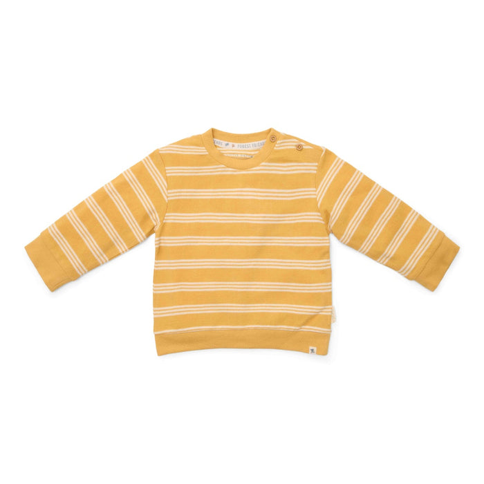 Little Dutch Sweatshirt Yellow Stripe in Gelb und Weiß für Babys und Kinder