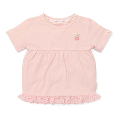 Rosa Baby T-Shirt für Mädchen – süßes Outfit als Geschenk zur Geburt oder Taufe