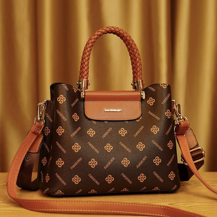 TB00381 အမျိုးသမီးများ Mom Tote Temperament လက်ကိုင်အိတ် ကြီးမားသော စွမ်းရည်ရှိသော ပခုံး Crossbody Bag