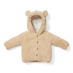 Teddy-Jacke Baby Bunny, Sand | Little Dutch