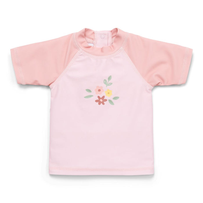 Little Dutch UV-Badeshirt Flower Pink – Produktansicht