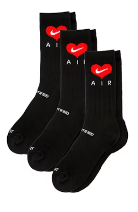 Nike x Drake CLB Socks (3 Pack) Black