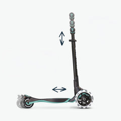 Kinder Scooter höhenverstellbar und mitwachsend – Lenker anpassbar für verschiedene Altersstufen und Körpergrößen